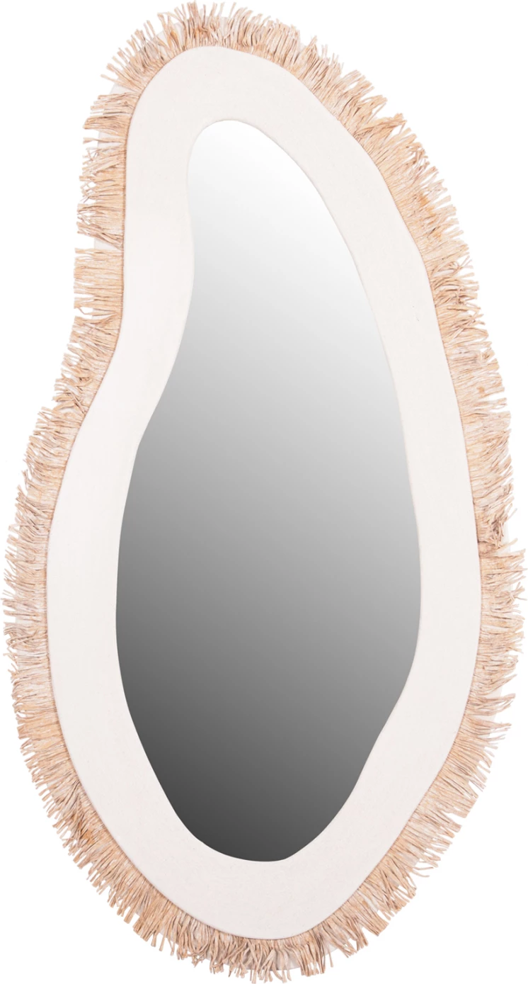 Stenski ogledalo serija Santorini FH4525 MDF v off-white dekor v bež 62x1,8x120Hcm