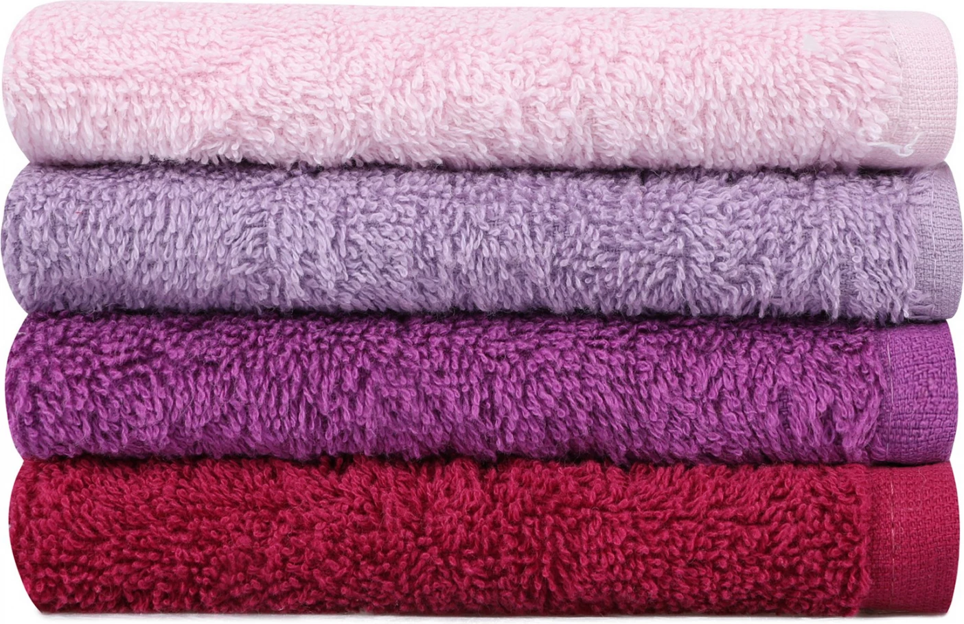 Brisače laveta 4 kosi Beverly Hills Polo Club FH12124.05 rdeča vijolična roza bela 30x30 cm