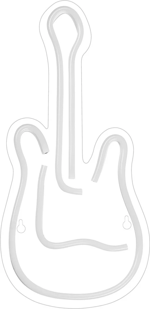 LED dekoracija v obliki kitare, Actis Neon Guitar, večbarvna