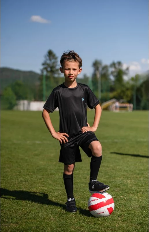 Nogometne nogavice za otroke Huari, črne