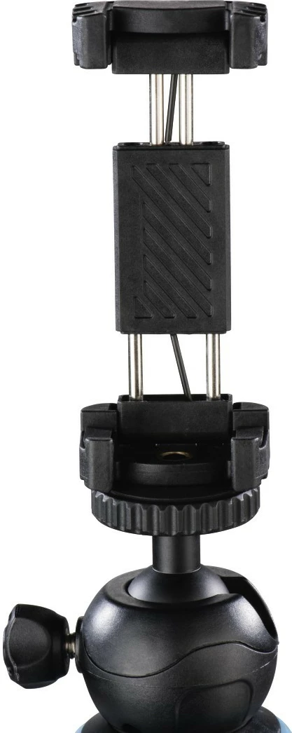 Mini stojalo 3-v-1, 27 cm, sferična glava, 1/4" navoj, za pametni telefon in GoPro — Hama FlexPro, MPN 4605, črno