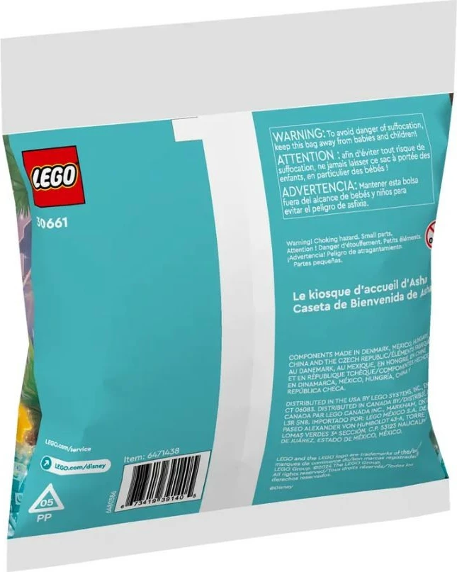 Igralni set dobrodošlice, LEGO Disney Wish 30661, Ashy, 46 kosov, plastika