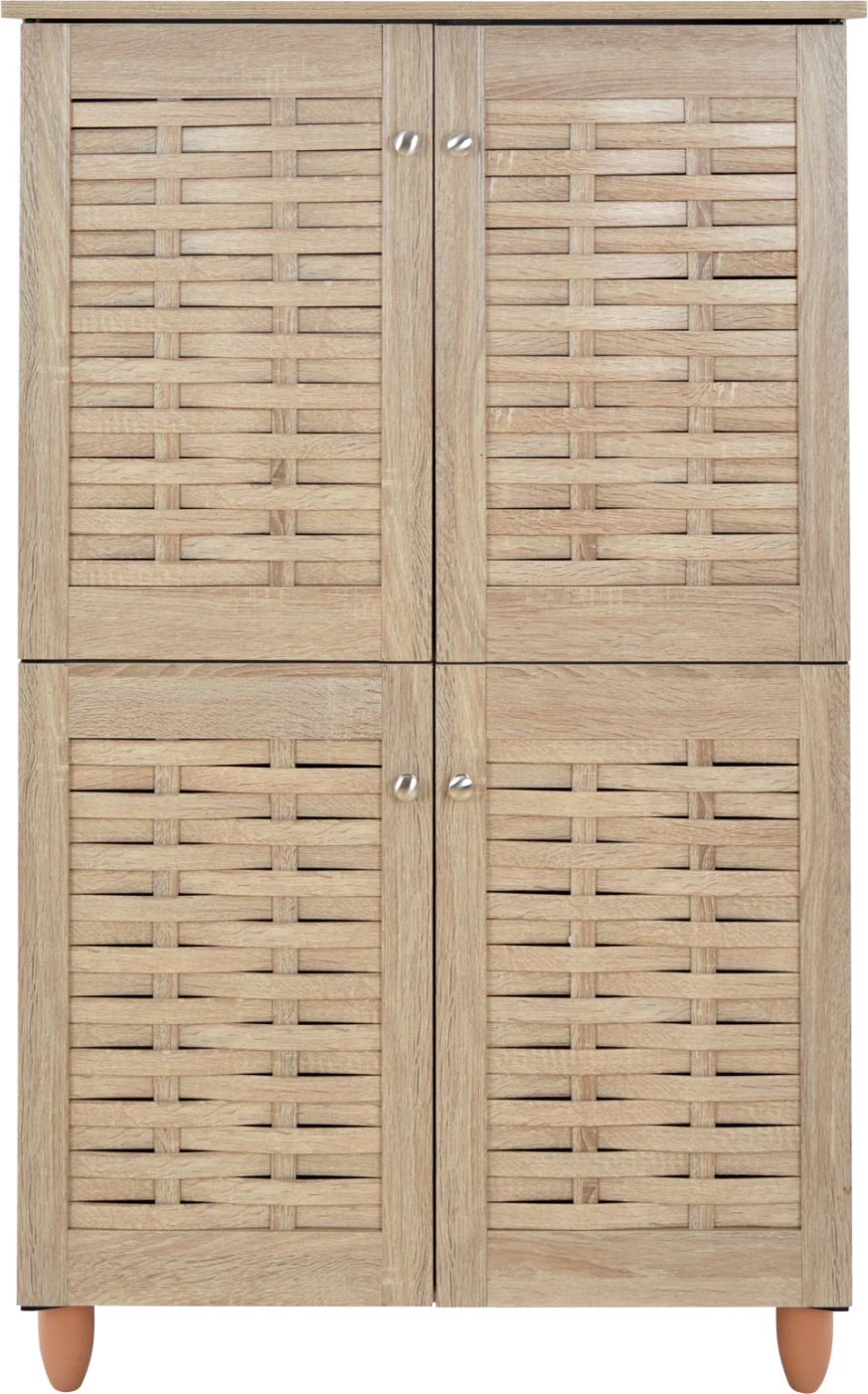 Lesena omara za čevlje s 4 vrati FH2210.02 Sonama 77x34x123