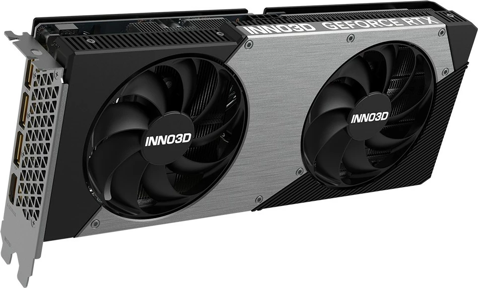 Grafična kartica Inno3D RTX 5060 Ti Twin X2 OC 8GB GDDR7, črno/siva