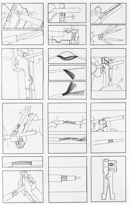 Orodje za odstranjevanje izolacije Logilink WZ0063, sivo