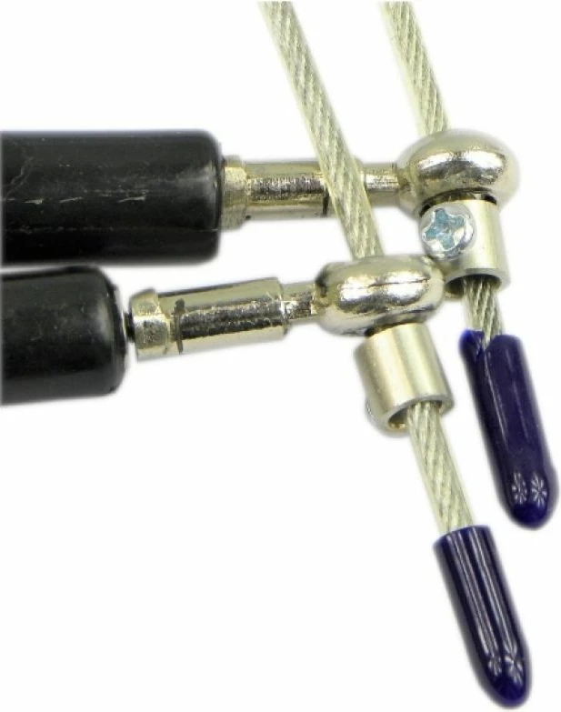 Preskakovalna vrv Masters, unisex, črna