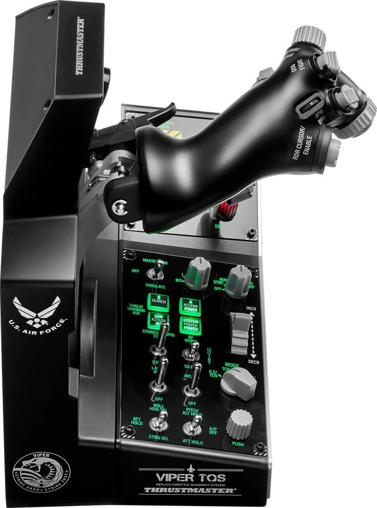 Profesionalni regulator plina Viper TQS Mission Pack, Thrustmaster, črn — za PC