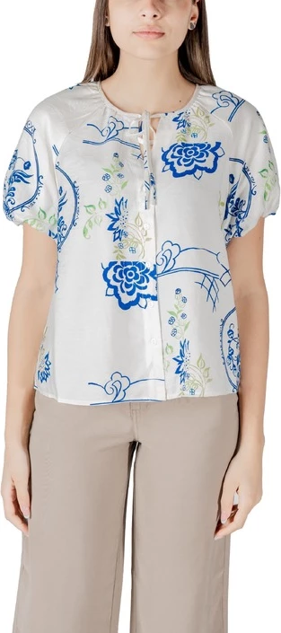 Bluza za ženske, bela, Ichi