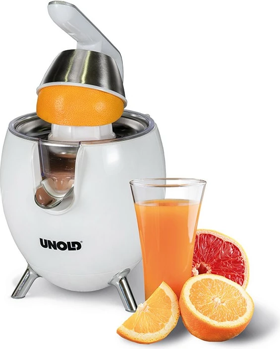 Ročni citrusni sokovnik UNOLD Power Juicy, 1100 W, bel