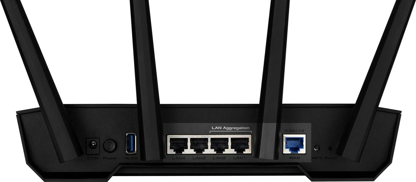 Brezžični usmerjevalnik TUF Gaming AX3000 V2, ASUS, Gigabit Ethernet, dvopasovni (2,4 GHz / 5 GHz), črno-oranžen