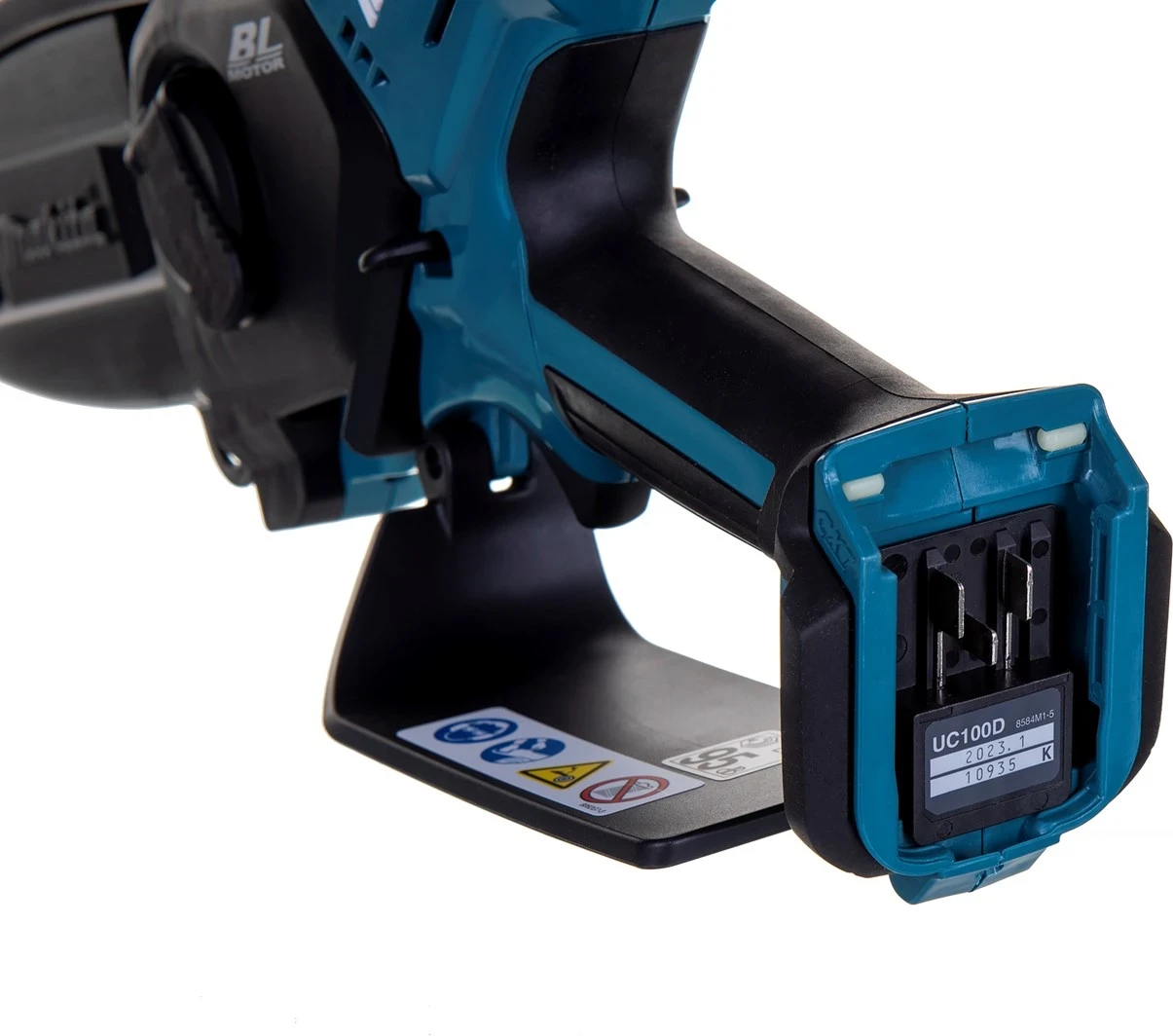 Brezžična verižna žaga za veje Makita UC100DZ01, črna