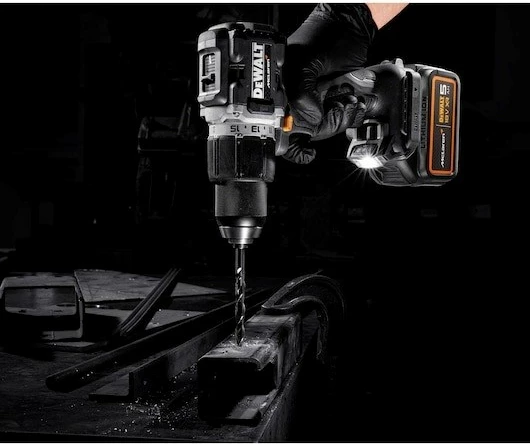 Brezžični vrtalnik-izvijač, 18V, 5Ah, 2 bateriji, rumen/črn, z valizko DeWalt MCLAREN DCD85MP2T