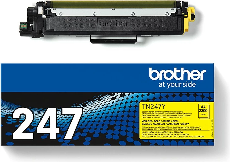 Toner, 2300 strani, rumena, Brother TN-247Y, 1 kos