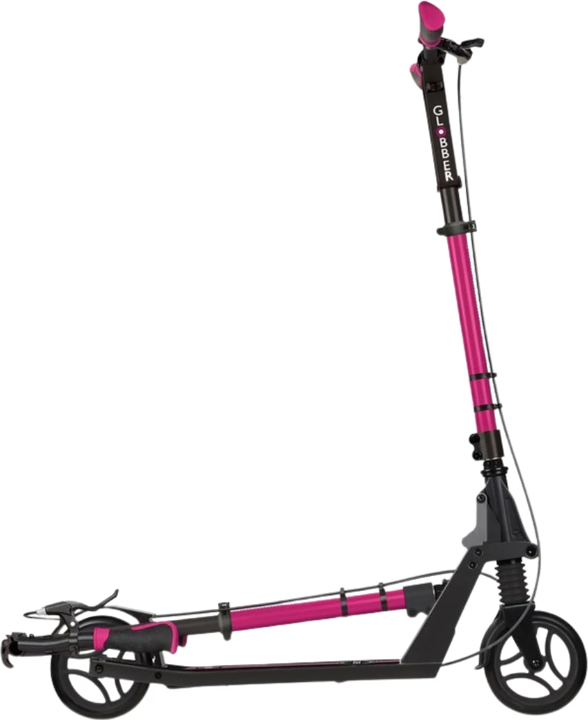 Trotinet za odrasle in najstnike SMJ, črno-rožnat