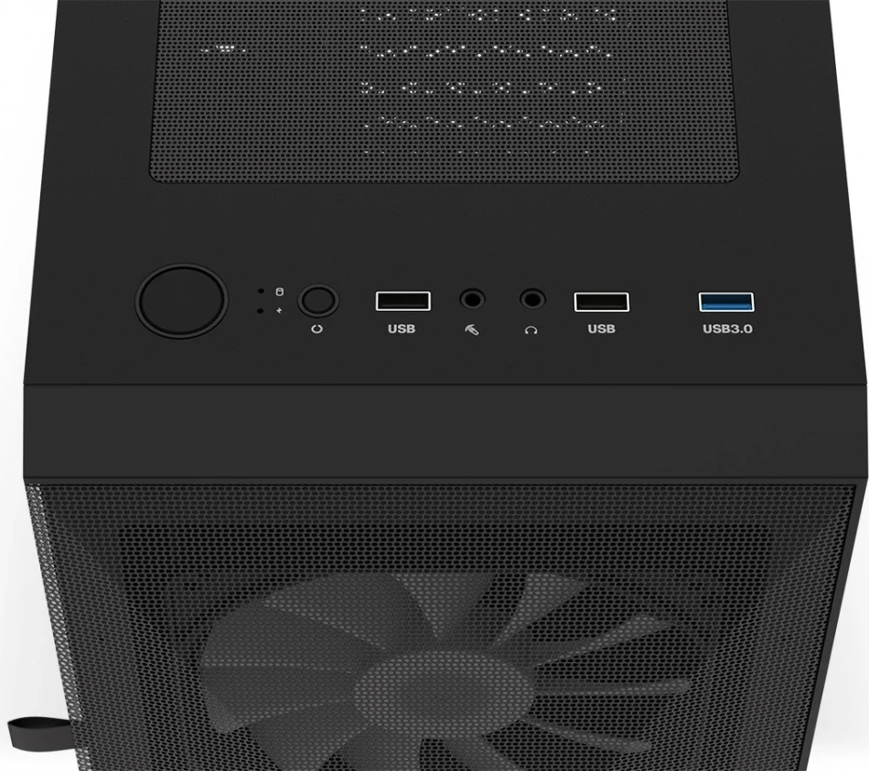 Kasetni računalniški ohišje Krux, črn