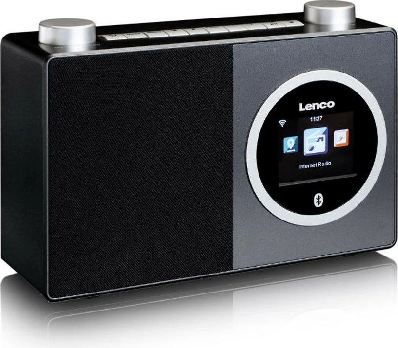 Internetni radio z barvnim zaslonom Lenco DIR-70BK, Bluetooth, črn Internetni radio z barvnim zaslonom Lenco DIR-70BK, Bluetooth, črn