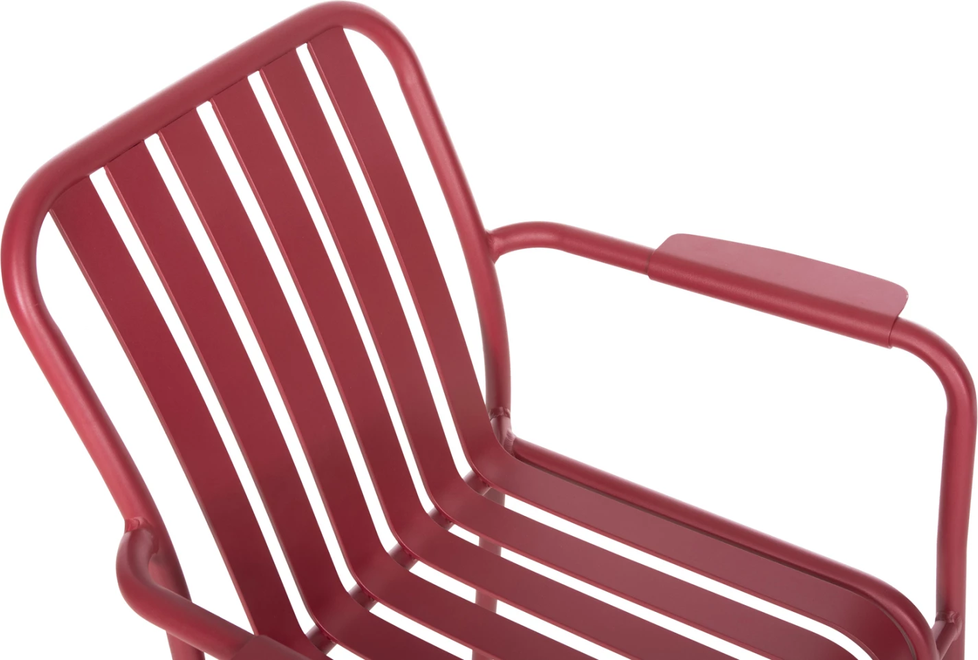 Aluminijasti naslanjač RACHEL FH6088.05 rdeč 63x58x85Hcm