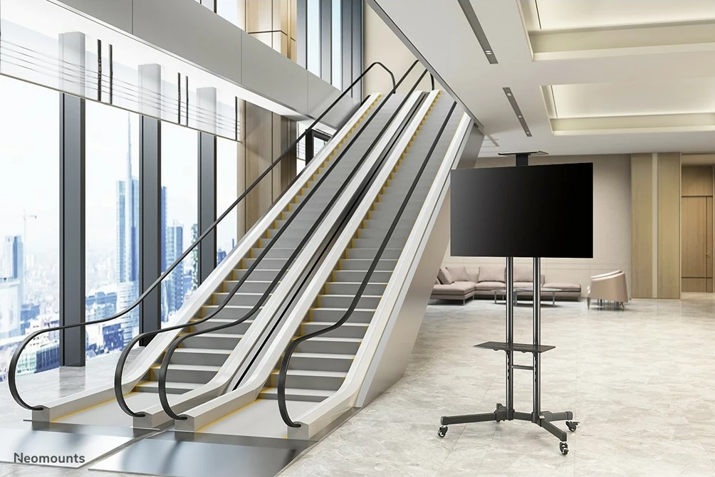 Premično stojalo za TV Neomounts PLASMA-M1700E, do 70", nastavljiva višina, črno Premično stojalo za TV Neomounts PLASMA-M1700E, do 70", nastavljiva višina, črno