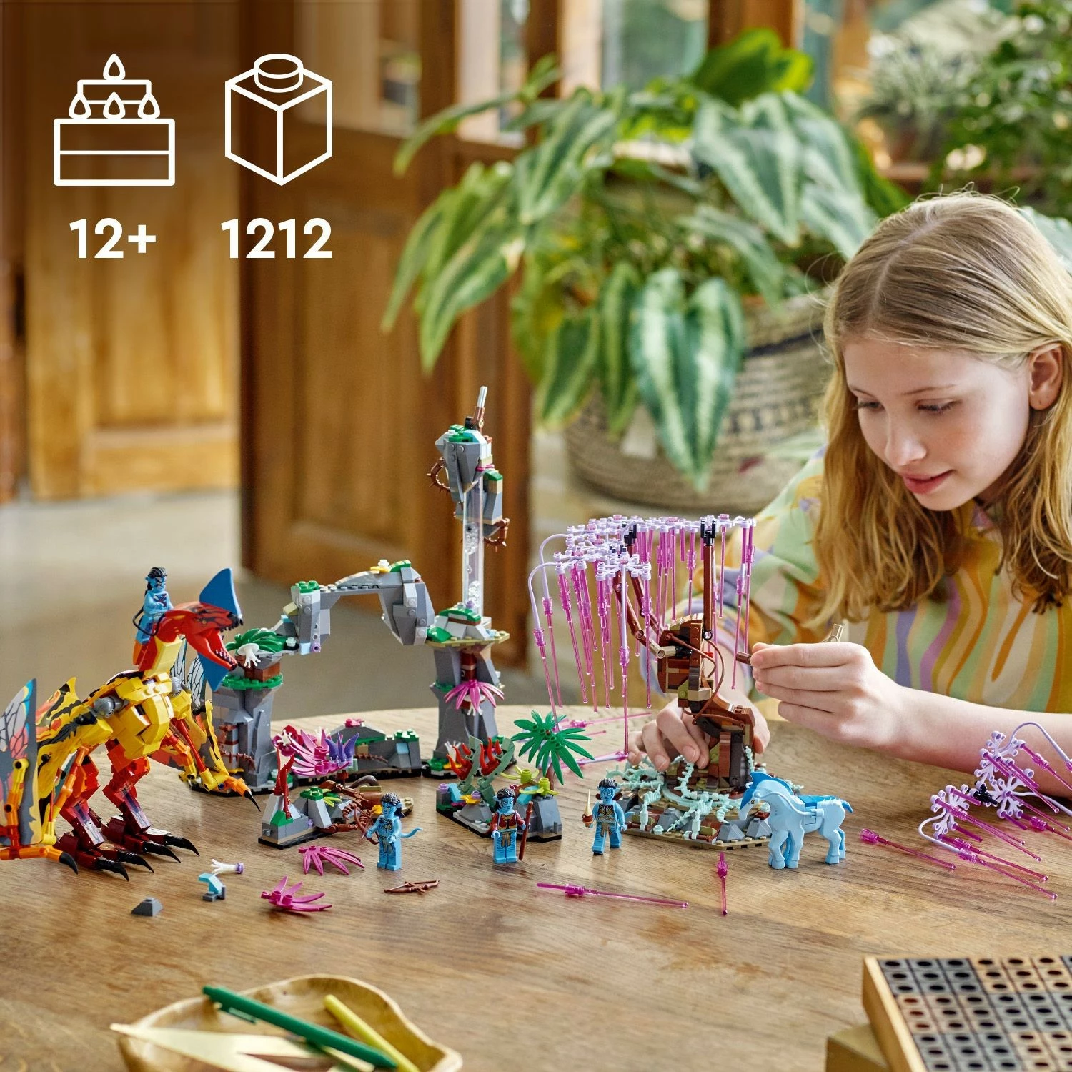 Set za gradnjo Avatar Toruk Makto in Drevo duš, LEGO, 1212 kosov, plastika, večbarven