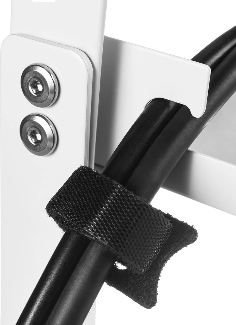 Organizator kablov pod mizo Maclean MC-105 W, jeklo, bel