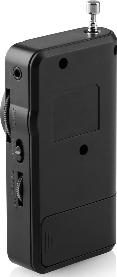 Prenosni radio JVC RA-E311B, FM, črn