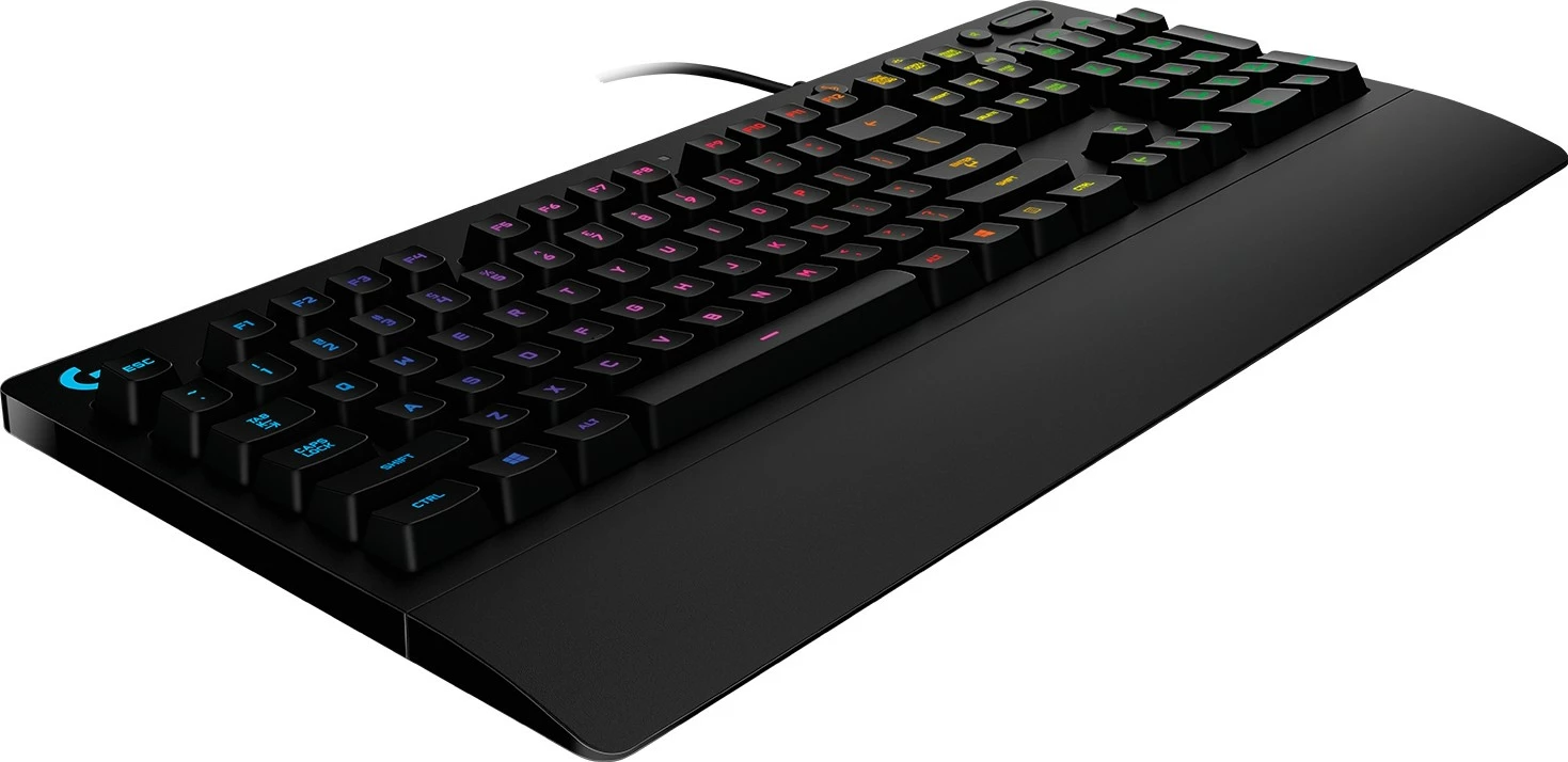 Gaming tipkovnica, Logitech G213 Prodigy, polna velikost, žična, USB, mehanska, RGB LED, črna