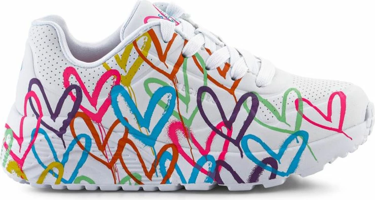 Otroške atlete, Skechers Spread The Love, bele z barvnimi