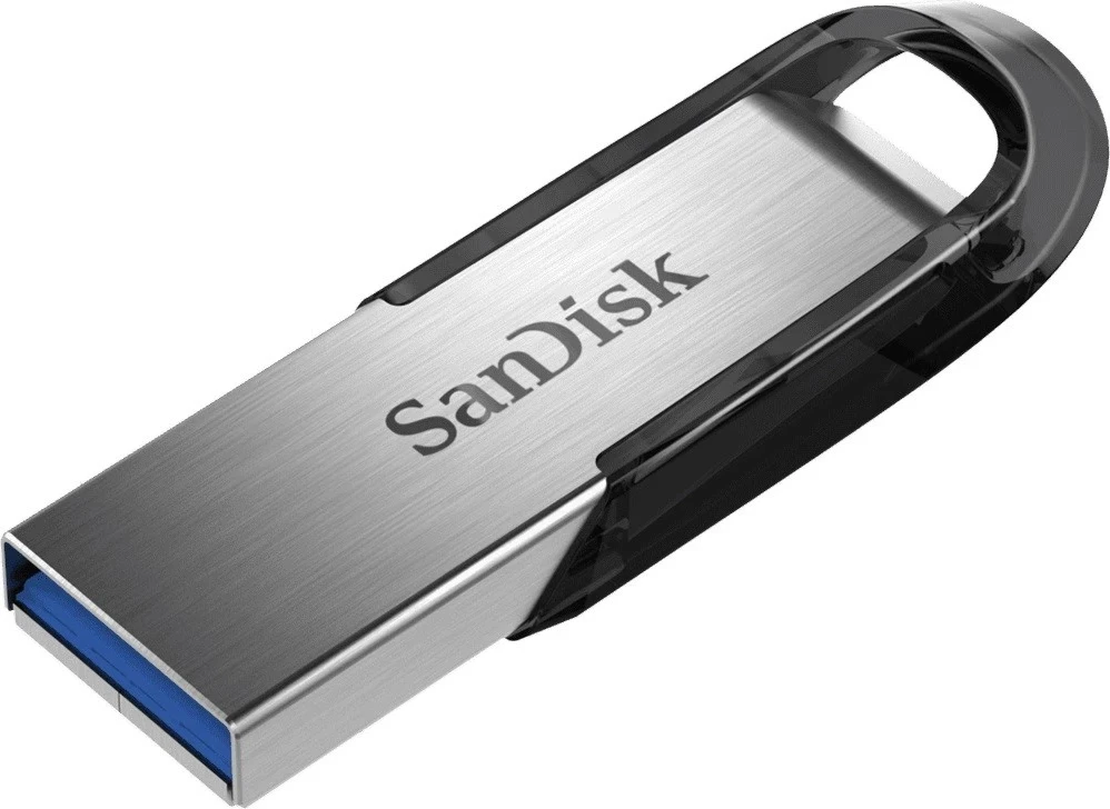USB ključek 256GB, SanDisk Ultra Flair, srebrno-črn
