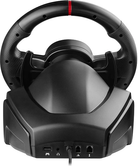 Gaming volan z ročnim menjalnikom in pedali 6v1, Tracer SimRacer Manual Gearbox, za Računalnik/PS4/PS3/Xone/X360/Switch, črn