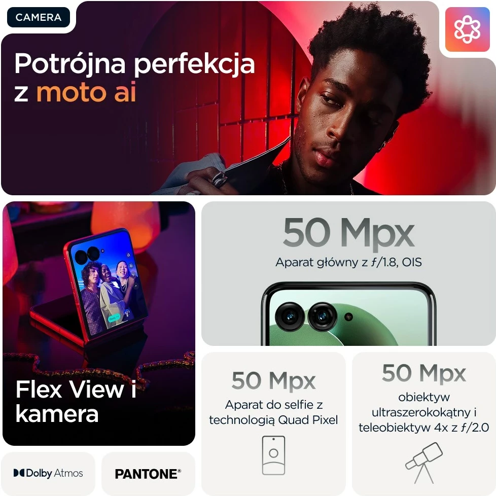 Zložljiv mobilni telefon razr 60 ultra Motorola, 6,96", 16 GB RAM, 512 GB, 5G, zelen