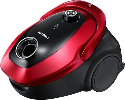 Cilindrični sesalnik Samsung VC07M25E0WR/GE, 2,5 L, brez vrečke, 750 W, rdeč/črn