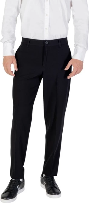 Hlače za moške Armani Exchange, črne