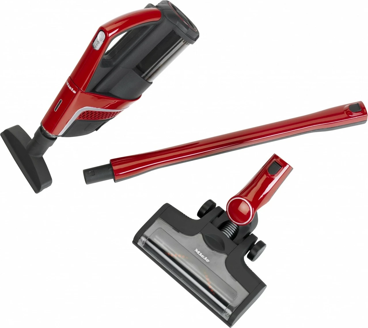 Igrača sesalnik na baterije, Miele Triflex Klein, za otroke, 80 cm, rdeče/črn