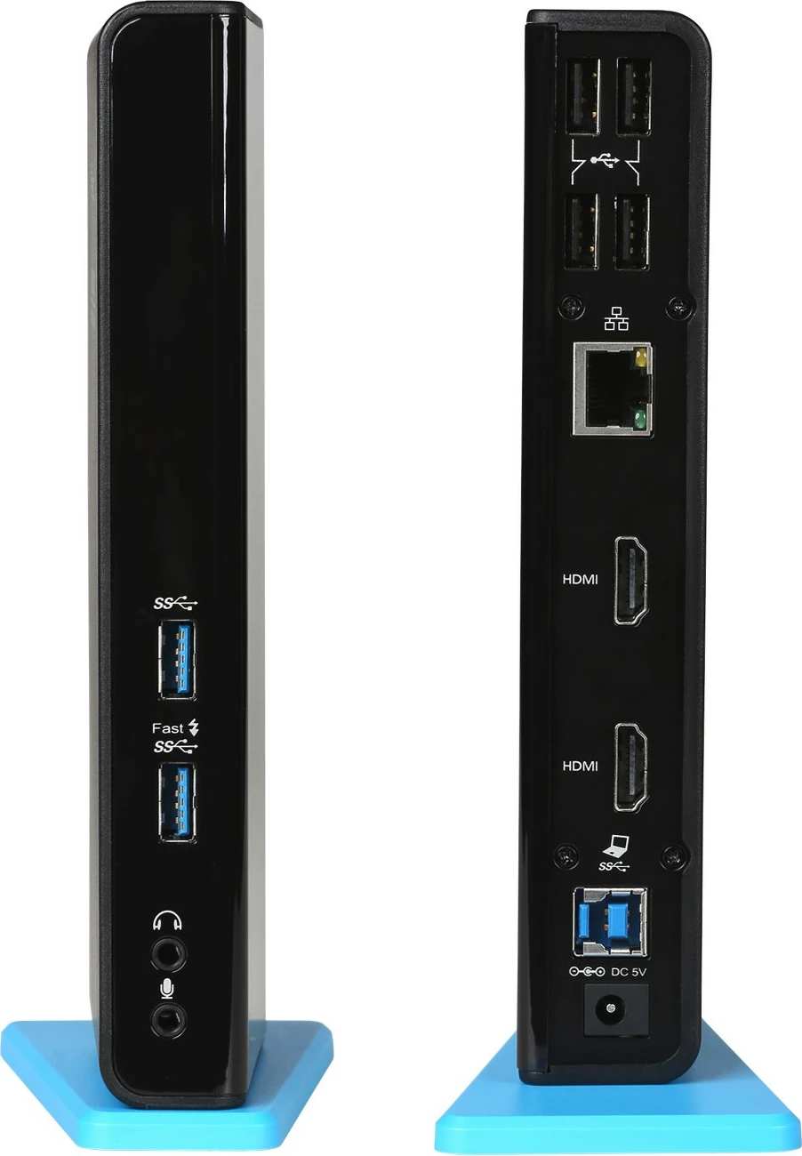 Docking postaja i-tec USB 3.0/USB-C Dual HDMI, Wired, USB 3.2 Gen 1, črna