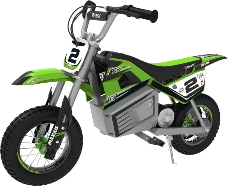 Električni skuter Dirt Rocket SX350, 22 km/h, siv/zelen — Razor