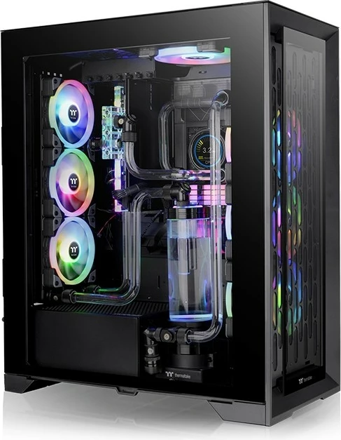 Računalniško ohišje Thermaltake CTE T500 TG ARGB, Full Tower, kaljeno steklo, črno