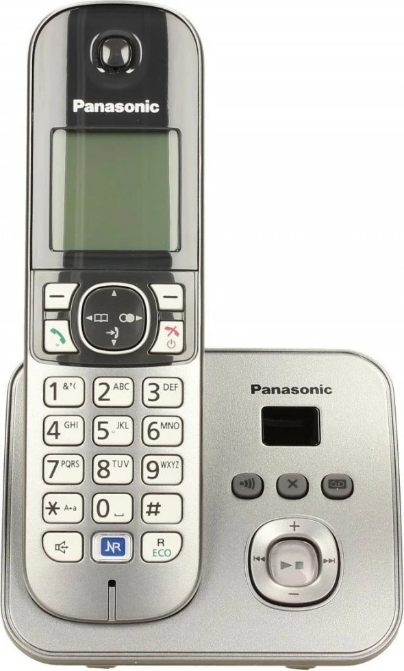 Brezžični telefon, Panasonic KX-TG6821, z vrhunskim tajnikom, siva