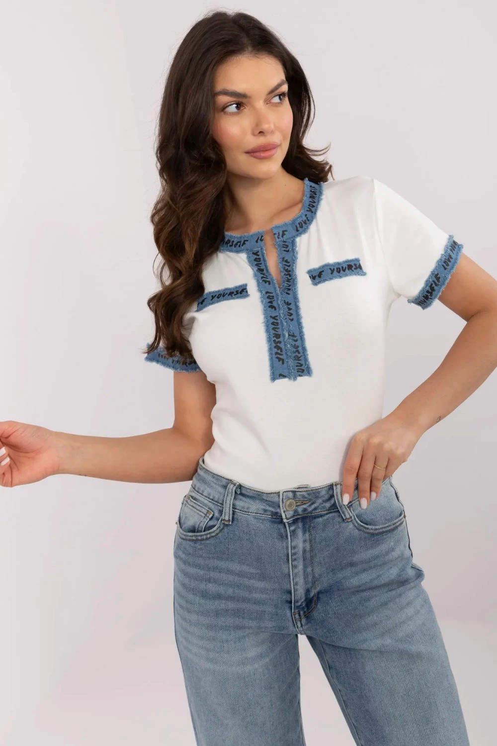 Casual ženska bluza model 210126, bež