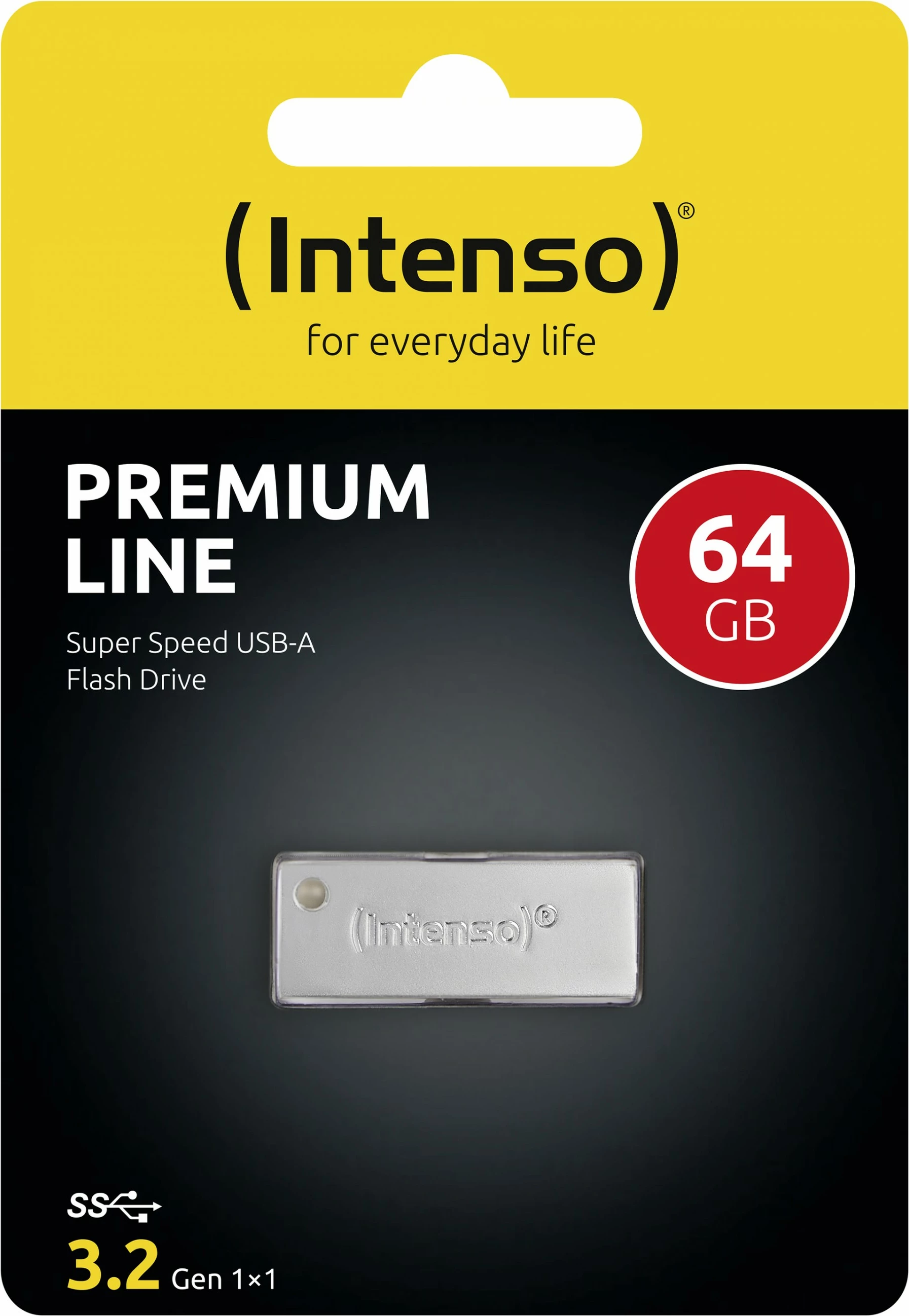 USB ključek 32 GB, USB 3.2, srebrn — Intenso Premium Line USB ključek 32 GB, USB 3.2, srebrn — Intenso Premium Line