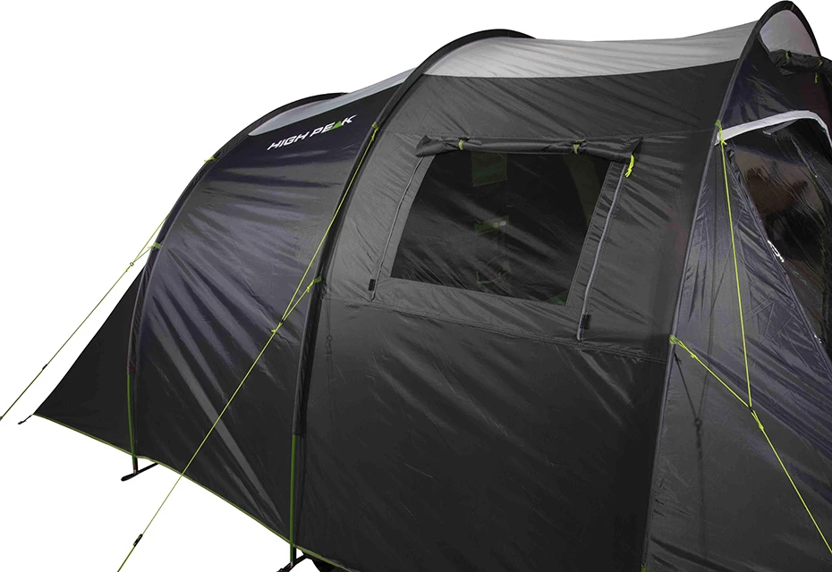 Šotor za 4 osebe High Peak Ancona 4.0, siv in zelen