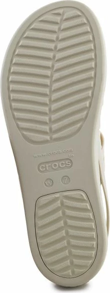 Sandale Brooklyn Strappy Low Wedge, Crocs, ženske, bež