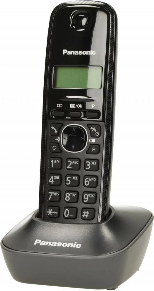 Brezžični telefon Panasonic KX-TG1611, črn