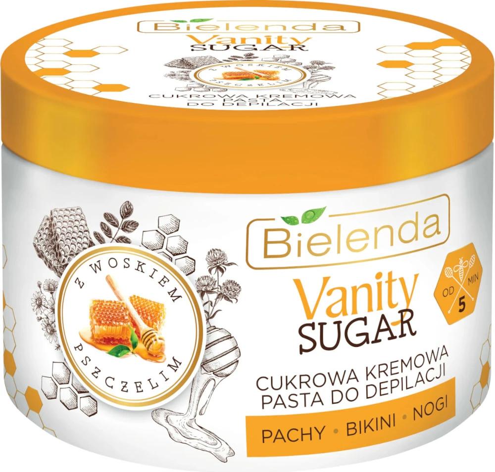 Krem za voskanje za ženske Bielenda Vanity Sugar Sugary Cream Wax 100 g