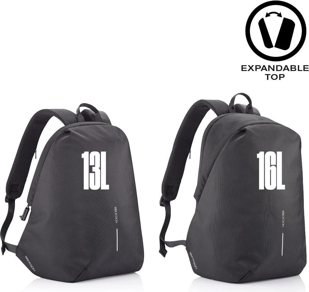 Nahrbtnik proti kraji XD Design, 15,6\", črn