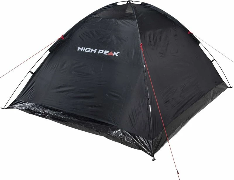 Kampirna šotor za štiri osebe Monodome 4 High Peak 10310, črn