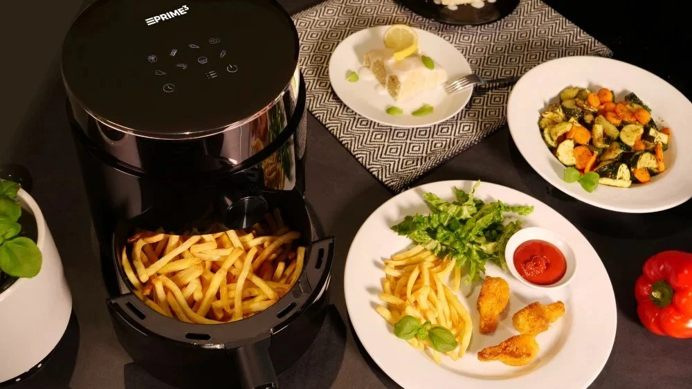 Friteza na vroč zrak PRIME3 SAF31, 2,5 L, črna