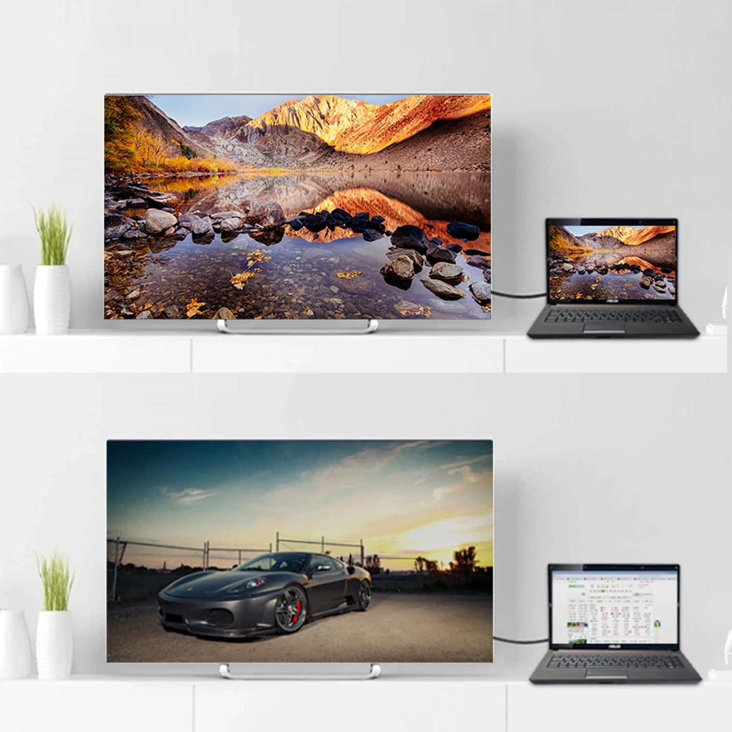 DisplayPort kabel Unitek, 5,0 m, črn