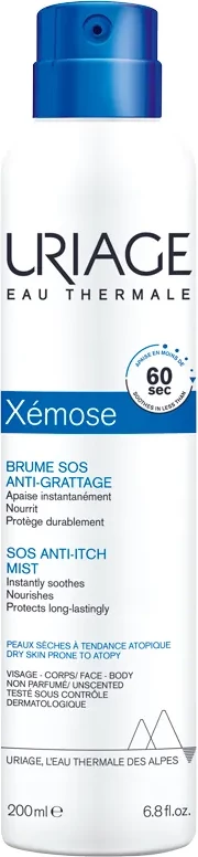 Meglica za kožo Xémose SOS Anti-Itch Uriage, 200 ml