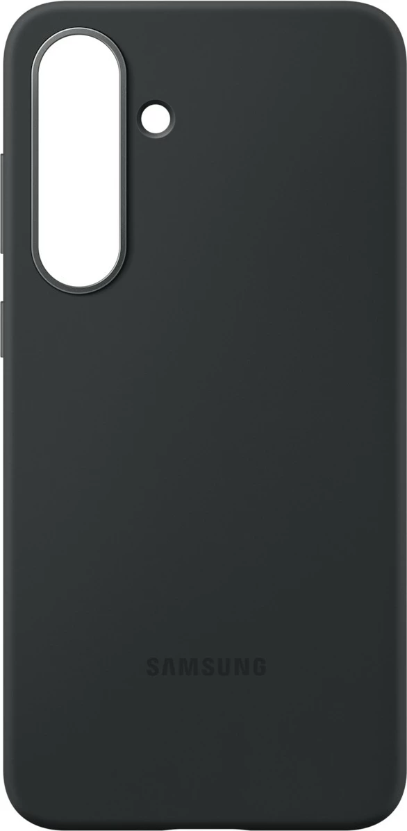 Ovitek iz silikona Samsung Galaxy S25 FE, črn Ovitek iz silikona Samsung Galaxy S25 FE, črn