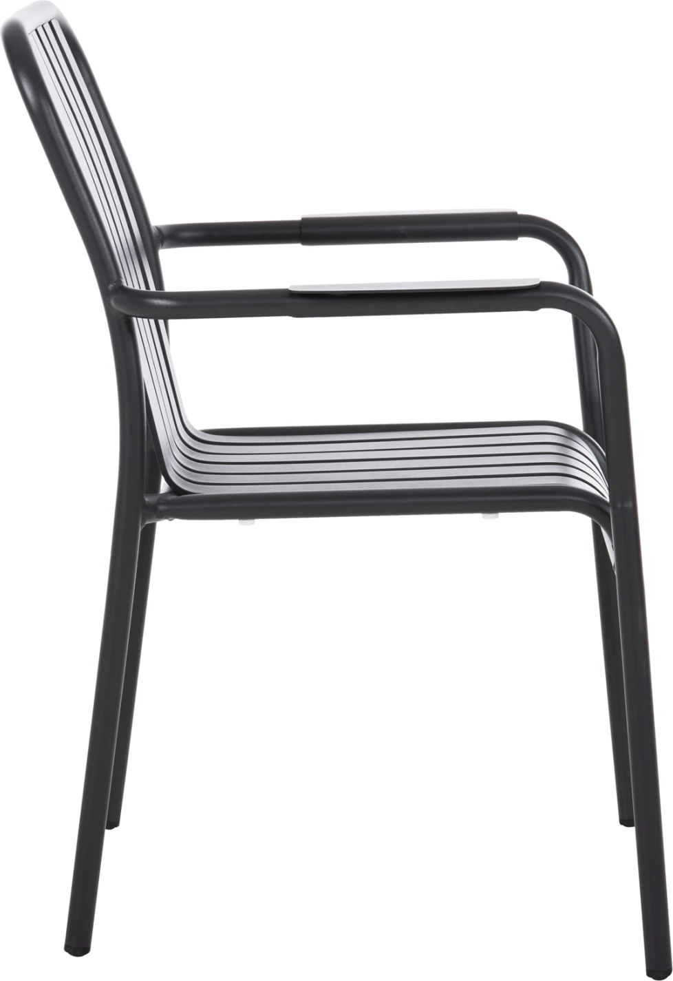 Aluminijasti naslanjač RACHEL FH6088.10 antracit 63x58x85Hcm